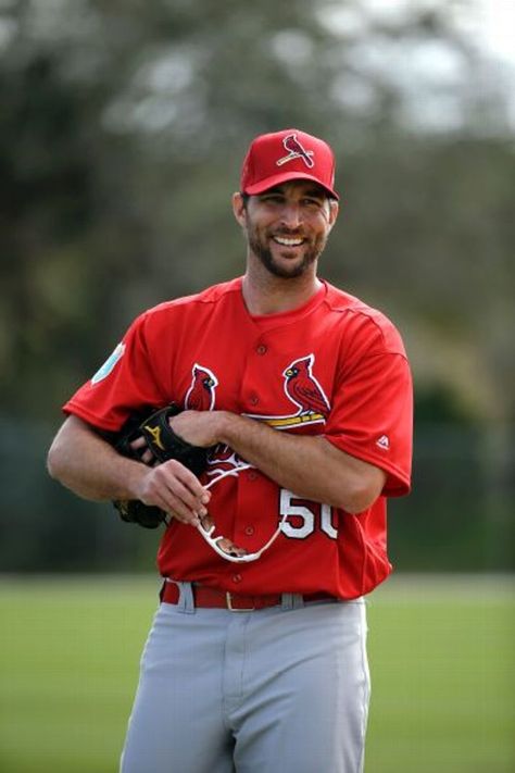 St. Louis Cardinals Team Photos - ESPN. Adam Wainwright. Mlb Baseball Players, Stl Cardinals Baseball, Adam Wainwright, Cardinals Players, No Crying In Baseball, Baseball Helmet, St Louis Cardinals Baseball, Baseball Decor, Baseball Teams