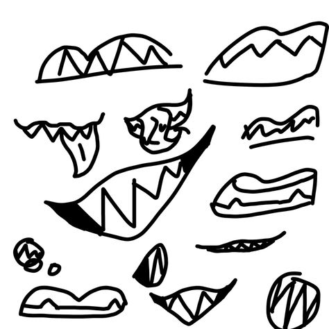 Reference 
Art
Sharp teeth
Art reference 
Sharp teeth reference 
Sharp teeth art reference 
Drawings
Draw
Digital art Mouth Styles Drawing, How To Draw A Creepy Smile, Edgy Drawing Reference, How To Draw Sharp Teeth Smile, Drawing Evil Smile, Spiky Teeth Mouth Drawing, Sharp Teeth Drawing Reference Smile, Monster Smile Drawing, Sharp Teeth Smile Drawing Reference