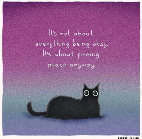 Emotional Cat, Inspirational Animal Quotes, Cat Therapy, Cat Quote, Happiness And Peace, Therapy Quotes, Music Motivation, A Course In Miracles, Christian Quotes Prayer