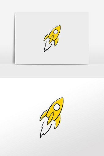 Hand-drawn cartoon cute little rocket ship illustration element#pikbest#templates Rocket Ship Craft Drawing, Rocketship Drawing Easy, Simple Rocket Drawing, Cute Rocket Drawing, Rocket Ship Illustration, Rocket Drawing Easy, Rocket Ship Doodle, Space Rocket Tattoo, Rocketship Tattoo