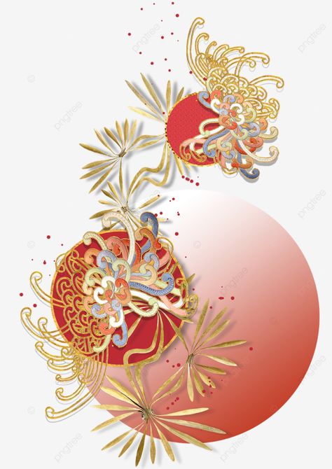 Luna New Year Decoration, Luna New Year, Peony Embroidery, Peonies Background, Beautiful Peonies, Tet Holiday, Gold Png, Red Theme, Chinese Embroidery