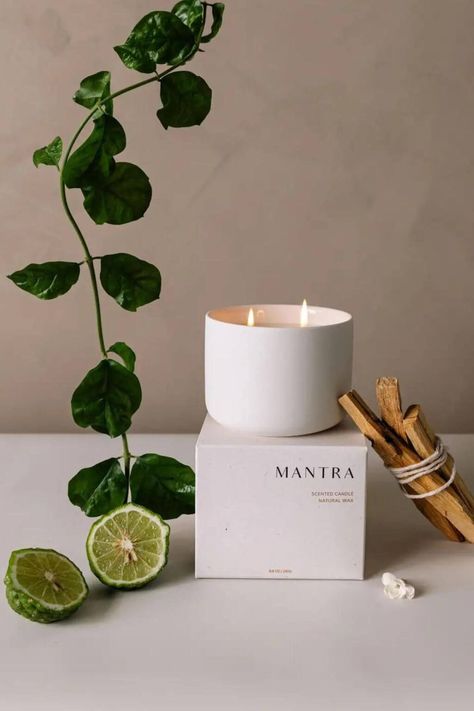 Our Mantra Wellness Ritual Candle is an aromatic experience, designed to inspire relaxation and introspection. This candle offers a luxurious scent profile - a complex blend of fruity, floral, and earthy notes -designed to uplift, soothe, and rejuvenate the spirit. Fragrance Notes: Top: Grapefruit, MuskmelonMiddle: Exotic Jasmine, Persian Clay, LeatherBase: Sandalwood, Vanilla, Amber, Spice Key Features:: Mindfully Made: With a commitment to well-being, the candle is free of gluten, cruelty, car Candle Light Yoga, Luxury Candle Photography Ideas, Luxury Candle Photography, Candle Advertising, Sustainable Candles, Soft Reminder, Champagne Candle, Wellness Rituals, Spa Candles