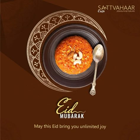 A heart filled with love is so true. Home full of smiles and laughter. And a happy life ever after. These are our warm wishes for you. Eid-ul-Fitr Mubarak. #Sattvahaar #EidMubarak #Eid #food #Restaurants Eid Ul Fitr Poster Design, Food Eid Creative Ads, Eid Mubarak Food Creative Ads, Eid Ul Fitr Creative Ads, Eid Creative Design, Eid Ul Adha Creative Ads, Eid Al Adha Creative Ads, Eid Creative Ads, Eid Mubarak Food