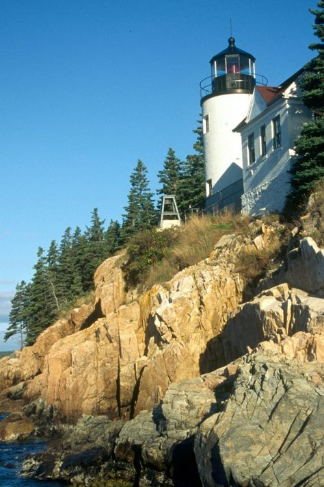 Lighthouses Near Acadia National Park, Bar Harbor Maine - Bar Harbor Chamber of Commerce, ME Acadia National Park Map, Bass Harbor Lighthouse, Acadia Maine, Fishing Basics, Acadia National Park Maine, Fishing 101, Maine Lighthouses, Bar Harbor Maine, Maine Vacation