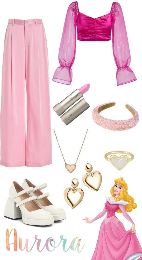 Princess Aurora Inspired Outfits, Sleeping Beauty Outfit Ideas, Sleeping Beauty Disneybound, Disneyland 2024, Bounding Disney, Disney Ootd, Character Outfits Ideas, Disney Fits, Disney Princess Outfits