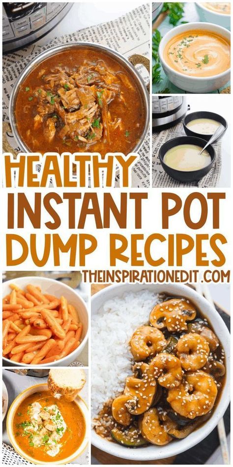 When you’re hungry and want something fast, the Instant Pot is such a life saver. The Inspiration Edit compiled a list of 20 healthy Instant Pot dump recipes that allow you to add your ingredients to the pot. These recipes are perfect for busy parents. Try one of them today! Instant Pot Dump Recipes, Instant Pot Dump, Healthy Family Meal, Cooked Shrimp Recipes, Dump Recipes, Healthy Instant Pot, Pot Recipes Healthy, Dump Meals, Best Instant Pot Recipe