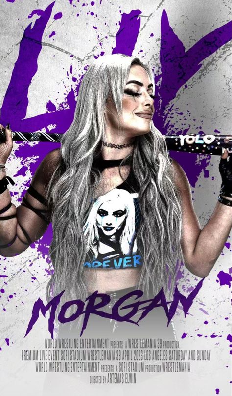 Wrestlemania 39, Queen Of The Ring, Hollywood Poster, Paige Wwe, Wwe Pictures, Disney Princess Fan Art, Geek Girl, Liv Morgan, Wrestling Stars