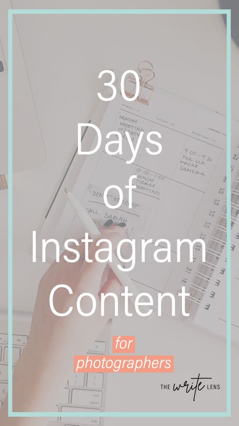 Photographers: struggling to post instagram content every single day? Check out my free 30 day content calendar made solely for your industry! photography - business tips - social media - instagram - social media marketing - content marketing - one month of content - done for you Photographer Content Calendar, Social Media Content For Photographers, Photography Social Media Post Ideas, Content For Photographers, 30 Days Of Instagram Content, Industry Photography, Instagram Content Calendar, Photographer Social Media, Social Media Cheat Sheet