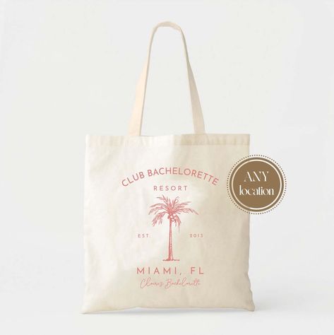 Bachelorette Wellness Weekend, Miami Bachelorette Gift Bags, Cabo Bachelorette Theme, Miami Beach Bachelorette Party, Bachelorette Bags, Bachelorette Hangover Kit, Bachelorette Tote Bags, Club Bachelorette, Bachelorette Bag