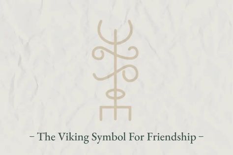 Celtic Symbol For Friendship, Best Friend Symbols, Symbol For Friendship, Viking Rune Meanings, Small Friendship Tattoos, Friend Symbol, Sister Symbols, Soul Sister Tattoos, Friendship Symbol Tattoos