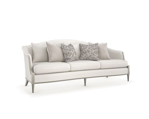 Sweet And Petite | Caracole Petite Sofa, Casual Chairs, Contemporary Sectional Sofa, Affordable Sofa, Italian Sofa, Neo Classic, Beautiful Sofas, Classic Sofa, Silver Paint