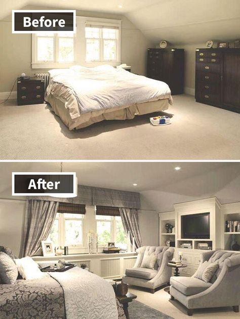 Bedroom Transformation No Tv In Bedroom, Candice Olson, Master Bedrooms Decor, Awesome Bedrooms, Remodel Bedroom, Beautiful Bedrooms, Bonus Room, My New Room, Home Staging