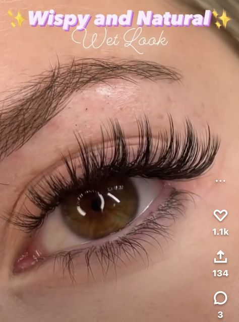 Cat Eye Lash Extensions On Hooded Eyes, Round Eyes Eyelash Extensions, Classic Volume Lash Extensions, Classic Wet Look Lash Extensions, Natural Lash Extensions Asian Eyes, Eyelash Extensions Wispy, Kitten Eyelash Extensions, Lash Extensions Hooded Eyes, Drooping Eyelids