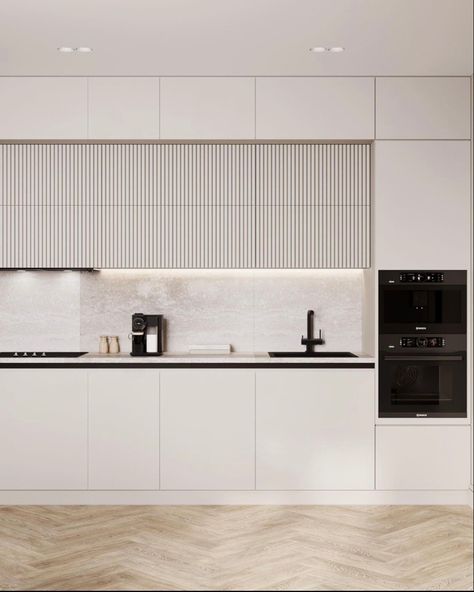 Minimalist Kitchen Design, Modern Kitchen Interiors, Kitchen Interior Design Decor, House Design Kitchen, Kitchen Design Decor, Kitchen Room Design, Kitchen Inspiration Design, Kitchen Furniture Design, Organic Modern Decor