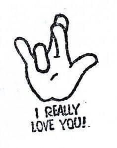 Hand Sign, I Really Love You, Really Love You, Like You, Love You