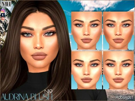 Download Audrina Blush N19 for Sims 4 at ModsHost NOW! Full-face blush in 5 swatches – HQ Compatible. Preview – CAS thumbnail Pictures were taken with HQ mod. Model + CC list can be found on my Patreon. Enjoy! #gaming #blush #female #videogames #makeup #sims4cc #sims Sims 4 Cc Full Face Makeup, Sims 4 Makeup, Best Mods, Full Face Makeup, About Time Movie, Electronic Art, Latest Hairstyles, Sims 4 Mods, Blush Makeup