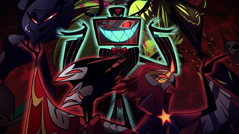 #hazbinhotel Hazbin Hotel Vox Dark Paradise, Sea Dragon, Art Tools Drawing, Game Themes, Vivziepop Hazbin Hotel, Hotel Art, Halloween Wallpaper, Fallen Angel, Hazbin Hotel