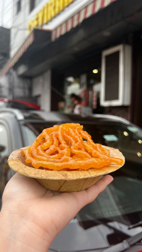 Jalebi, Agra Jalebi Snap, Sweet Bar, Agra India, Love Quotes Funny, Cloth Design, Radha Rani, Snap Food, First Bite, Agra