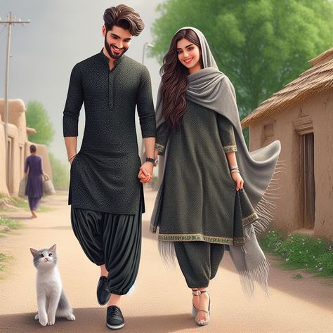 Husband Wife Wallpaper Cartoon, Romantic Husband Wife Pic, Husband Wife Animated Images, Capal Pic Love Pakistani, Pakistani Couple Photography, Best Love Pics, Umrah Mubarak, Beautiful Profile Pictures, Love Cartoon Couple