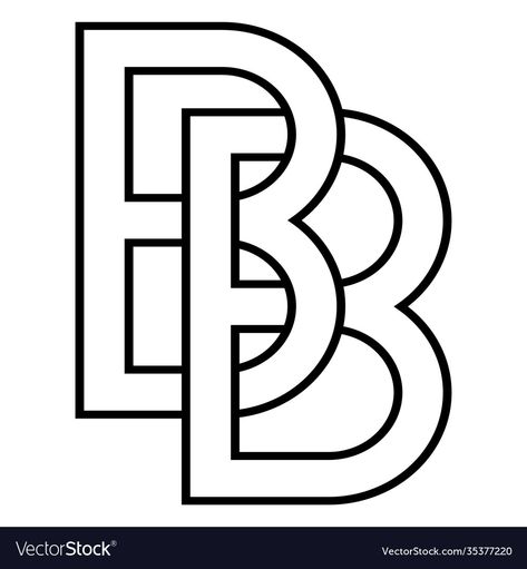 Double B Tattoo, B Monogram Logo, Double B Logo, Letter B Tattoo, Cheap Logo Design, Wedding Design Board, Cheap Logo, Letter Logos, Heartbeat Tattoo