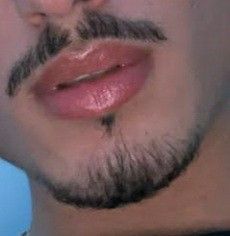 Goatee Mustache Combo, Mustache And Goatee Style, Boys Covering Face, Goatee Styles, Fade Haircut Curly Hair, Mustache And Goatee, Moustache Style, Trendy Mens Hairstyles, Beard And Mustache Styles