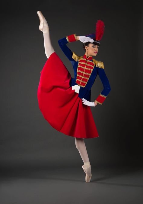 Ballet Inspired Wedding, Nutcracker Ballet Costumes, Christmas Dance Costumes, Ballet Shows, Creative Dance, Nutcracker Costumes, Soldier Costume, Ballet Performance, Dancer Lifestyle