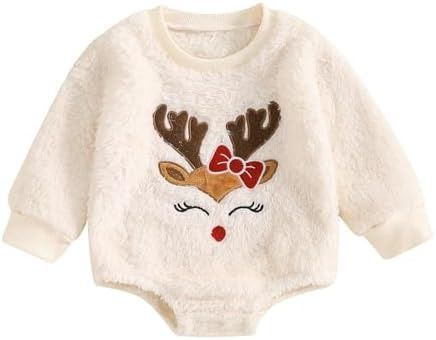 Amazon.com: Keep shopping for Christmas Baby Romper, Baby Bubble Romper, Girls Christmas Outfits, Newborn Gown, Baby Christmas Outfit, Newborn Romper, Sweater Jumpsuit