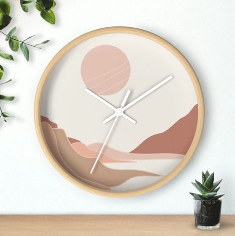 Every second counts! An exciting and practical accent in any room, this unique high quality Wall Clock serves as a statement piece, creating a personalized environment.
.: Wooden frame
.: Plexiglass face
.: Pre-installed backside hook
.: For indoor use
.: Requires one AA battery (NOT included)
.: Silent clock mechanism Boho Wall Clock, Nursery Minimalist, Organic Design, Jan 11, Aa Battery, Boho Wall, Statement Pieces, Apartment Decor, Modern Contemporary