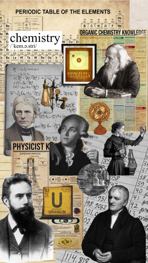 #chemistry #chemists #history #mendeleev #faraday #￼periodictable Chemistry Project Cover Page, Chemistry Wallpaper, History Of Chemistry, Chemistry Posters, Chemistry Projects, Project Cover Page, Periodic Elements, Periodic Table Of The Elements, Organic Chemistry