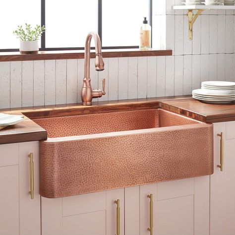 Copper bar sink