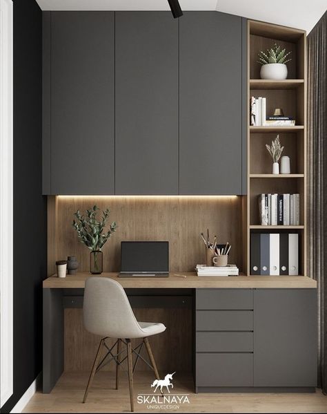 Work Table Design, Color In Interior Design, Teenager Bedroom Design, Home Office Furniture Design, Home Study Rooms, Gray Room, Modern Home Offices, Productive Work, Sunroom Ideas