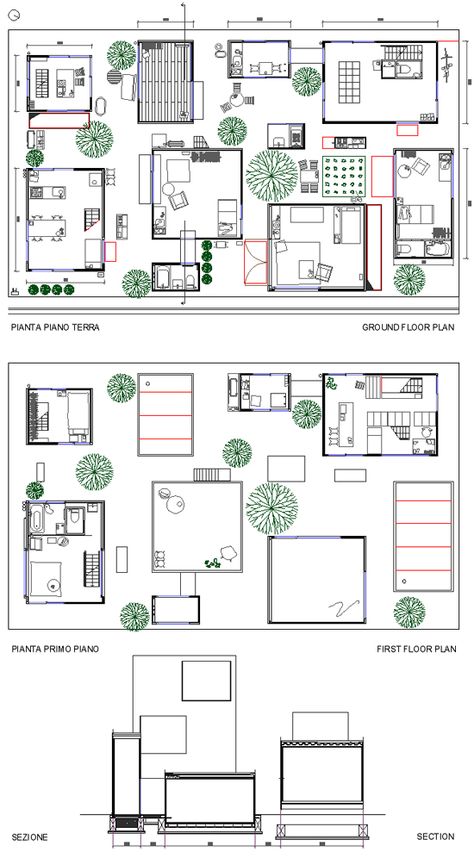 Moriyama House, Module Architecture, Ryue Nishizawa, Co Housing, Timber Frame House, Conceptual Architecture, Independent House, Asian Architecture, Architectural Floor Plans