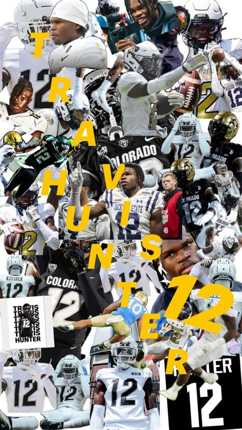 Hunter Wallpaper, Travis Hunter, Ncaa Football, Colorado, Nfl, Football, Collage, American Football