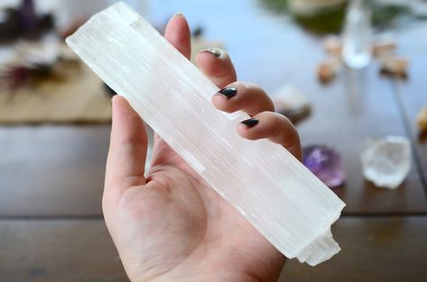 How to Charge Selenite & Cleanse It - Centre of Excellence Crystals For Sleep, Gypsum Crystal, Selenite Lamp, Selenite Stone, Red Jasper Stone, Selenite Wands, Center Of Excellence, Selenite Crystal, Power Crystals