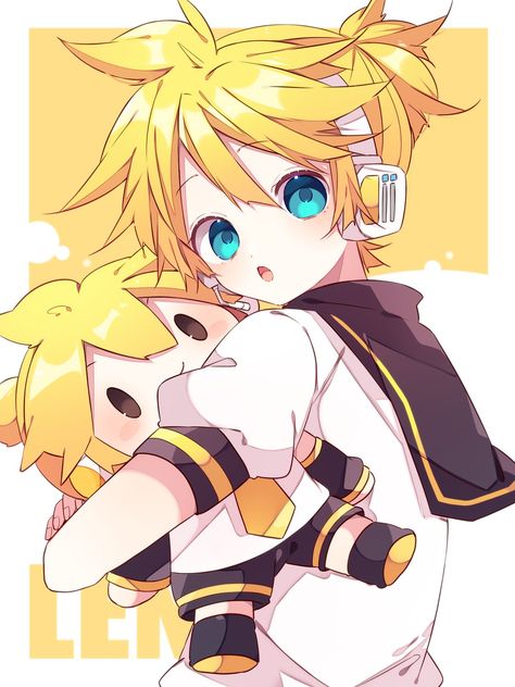 Len Vocaloid Fanart, Len Nendoroid, Kagamine Len Fanart, Kagami Len, Len Kagamine Fanart, Len Fanart, Vocaloid Len, Kagamine Twins, Rin Kagamine