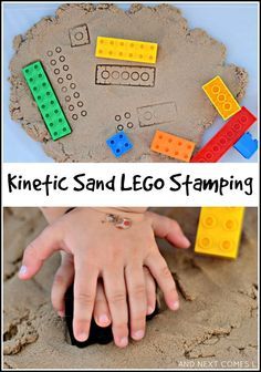 Lego Stamping, Lego Camp, Fine Motor Activities For Kids, Eyfs Activities, Lego Activities, Construction Activities, Nursery Activities, Preschool Fine Motor, Lego Craft