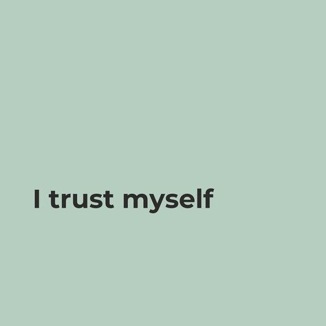 I used to hate affirmations 😳 I never thought they worked for me, and I consciously rejected them because I didn’t believe them. It wasn’t until I started listening to them while doing relaxing exercises like my morning facial massage, or nightly walks, that they really started to click. I started to listen to affirmations NOT because i wanted to change something… but listened to them as if they were already true. Repeating them over and over again started to open my mind up to possibl... I Trust Myself Quotes, Trust Nobody Quotes, Pure Quotes, Relaxing Exercises, I Trust Myself, Self Belief Quotes, Mom Presents, Self Trust, Trust Myself