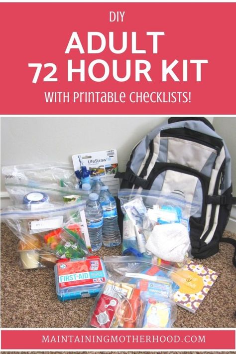 72 Hour Emergency Kit, 72 Hour Kit, Emergency Preparedness Food Storage, Emergency Planning, Emergency Preparedness Food, Emergency Binder, Emergency Prepardness, 72 Hour Kits, Emergency Survival Kit