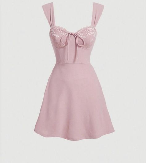 Cute Casual Pink Dresses, Cute Pink Dresses Short Casual, Cute Pink Dress Girly, Pink Short Dress Casual, Shein Mini Dress, Cute Pink Dresses Short, Baby Pink Outfit, Dolly Dresses, Pink Dress Outfits