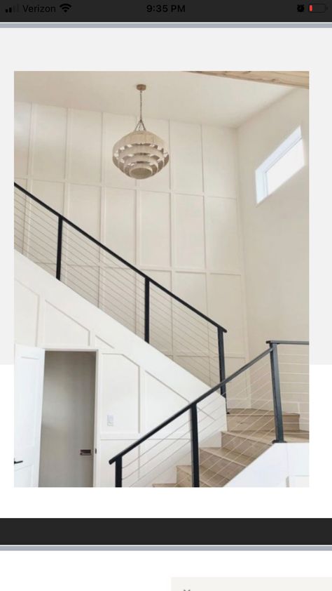 Small Staircase Wall Ideas, Board And Batten Stairway Walls, Stairway Feature Wall, Board And Batten Wall Stairs, Accent Wall Under Stairs, Stair Wall Molding, Stairs Wall Panelling, Staircase Accent Wall Ideas, Accent Staircase Wall