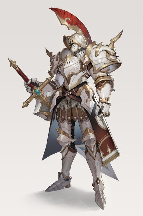 ArtStation - worrior Tiefling Paladin, Armor Drawing, Armor Design, 다크 판타지, Knight Art, Knight Armor, Monster Concept Art, Dungeons And Dragons Homebrew, Fantasy Creatures Art