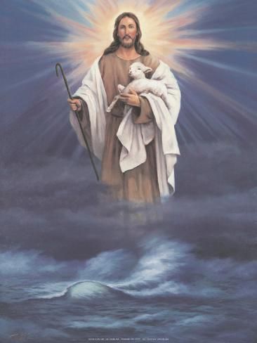 size: 12x9in Art Print: Behold the Lamb of God : Jesus Our Savior, Jesus Christ Painting, Jesus Photo, Pictures Of Jesus Christ, Christian Pictures, Jesus Painting, Jesus Christ Images, The Good Shepherd, Jesus Christus