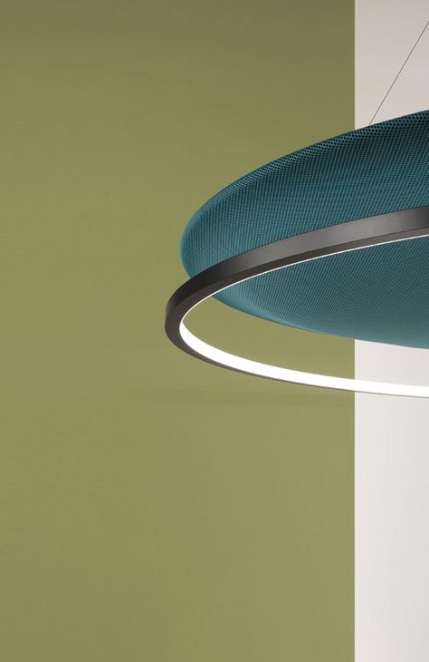 Acoustic Light | News Acoustic Lighting, Acoustic Light, Fabric Lighting Cable, Acoustic Lighting Office, Acoustic Light Fixtures, Ceiling Acoustic Design, Acoustic Design Architecture, Lobby Lighting, Blitz Design