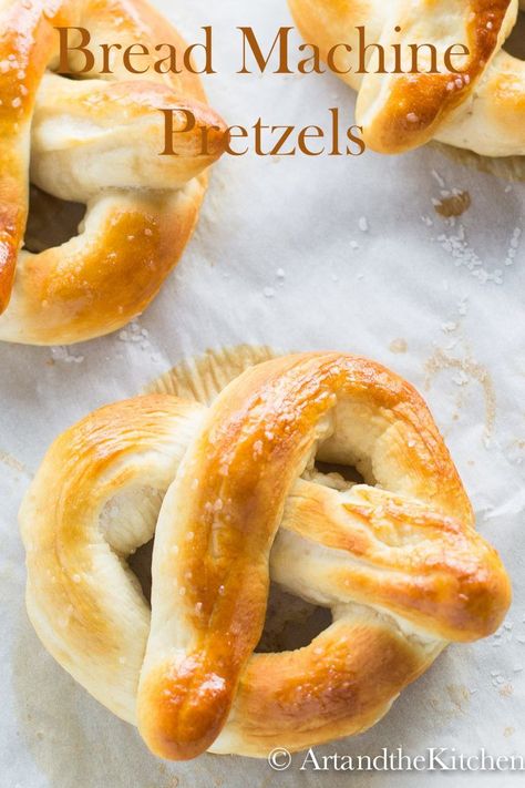 Bread Machine Bread, Easy Bread Machine Recipes, Pretzel Bread, Best Bread Machine, Pretzel Dough, Homemade Pretzels, Bread Maker Recipes, Pretzels Recipe, Bread Machine Recipes