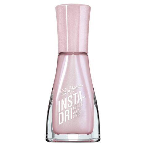 French Manicure Glitter, Dry Nails Fast, Quick Dry Nail Polish, Dry Nails Quick, Polish Women, Dry Nail Polish, Shiny Nails, Matte Metallic, Sally Hansen