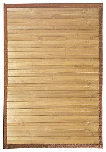 InterDesign Bamboo Floor Mat – Ideal Mat for Kitchens, Bathrooms or Offices - 17” x 24”, Natural Bamboo Top View, Bamboo Floor Mat, Gym Bathroom, Bamboo Floor, Bamboo Mat, Basket Weaving Diy, Cappuccino Maker, Porch Welcome Sign, Bamboo Top