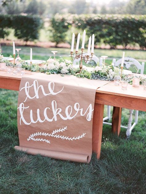 Wedding Table Placement, Sweetheart Table Sign, Kraft Paper Wedding, Rustic Wedding Table Decor, Sweetheart Table Wedding, Signing Table Wedding, Rustic Wedding Table, Wedding Table Flowers, Paper Wedding