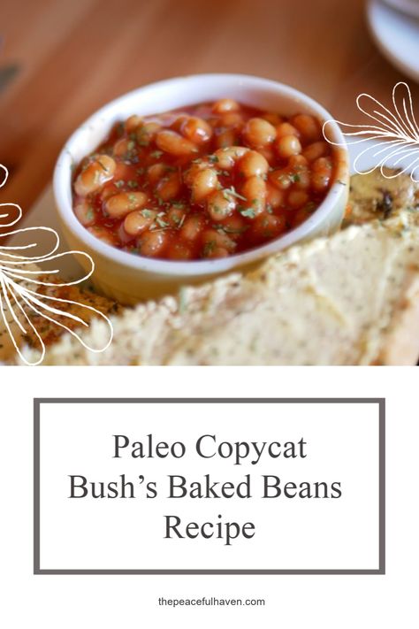 Paleo Baked Beans Recipe, Paleo Bean Recipes, Copycat Bush's Baked Beans, Paleo Baked Beans, Keto Baked Beans Recipe, Keto Baked Beans, Healthy Baked Beans, Bake Beans, Baked Beans From Scratch