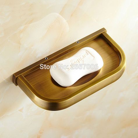 Free shipping Hot Wall Mount Antique Solid Brass Plated Copper Soap Holder Soap Dishes Basket Bathroom Shelf Accessories ZR2614 Bronze Bathroom Accessories, Accessory Wall, Antique Brass Bathroom, Brass Bathroom Accessories, Modern Bathroom Accessories, Black Bathroom Accessories, Wall Mounted Towel Rack, Copper Hardware, Dish Holder