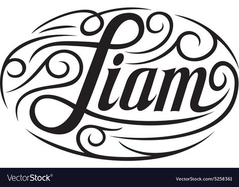 Liam Name Tattoo, Liam Name, Tattoo Script, Iphone Wallpaper Images, Wallpaper Images, Design Drawings, Name Tattoos, Baby Scrapbook, Tattoo Design Drawings